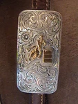 Vintage Sterling Silver Barrel Racing Lewiston Mt Trophy Bridle Headstall. Fixed Price $200.00.