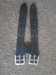 Tough 1 Girth Extension, Brown Leather With Roller Buckles. Fixed Price $10.75.