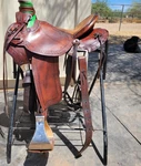 Mccall Saddle Co. Ranch 15 In Traditional Brown Leather. Fixed Price $3500.00.