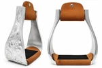 Challenger Western Horse Tack Aluminum Engraved Rubber Grip Saddle Stirrups 5176. Fixed Price $58.99.
