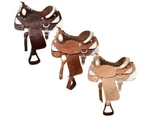 Show Saddle With Lots Of Silver Fully Tooled Leather 16" Suede Seat Sqhb. Fixed Price $489.95.