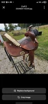 Og Billy Cook 15" Barrel Saddle Model 1524. Fixed Price $1850.00.
