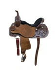 1-1281 16 Inch New Hr Saddlery Signature Series Western Barrel. Fixed Price $2475.00.