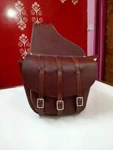 Cow Hide Genuine Leather Western Trail Simple Horse Saddle Bag High Quality. Fixed Price $140.00.