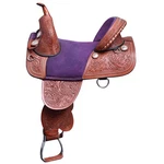 Hilason Western American Leather Trail Barrel Racing Horse Saddle Treeless. Fixed Price $749.95.