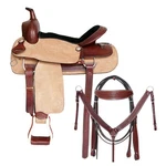 Ss Comfytack Western Saddle Leather Trail Hand Tooled Brown/tan. Fixed Price $499.95.