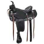 63HS Hilason Western Horse Wide Gullet Trail Blackamerican Leather Saddle. Fixed Price $749.95.