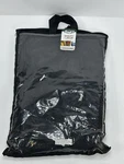 TOUGH1 Canvas English Saddle Carrying Bag Black Zipper & Two Handles. Fixed Price $24.36.