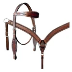 Hilason Western Horse Headstall Breast Collar Set Tack Genuine American Leather. Fixed Price $124.95.