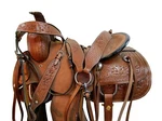 Ranch Saddle Western Cowboy Roping Horse Tooled Leather Tack 15 16 17 18. Fixed Price $399.62.