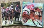 Kentucky Derby Horse Racing Legacy Licensing Reusable Shopper Tote Bags Nwt. Fixed Price $22.00.