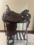 Reinsman 16" Suede Seat Trail, Pleasure, Western Saddle Made Usa. Fixed Price $1200.00.