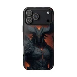 Phone Ink Case: Underworld Demon Obsidian Horns. Fixed Price $44.99.