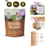Poultry Scratch Grain Feed For Chickens And Birds 10 Lb Natural Non-gmo. Fixed Price $29.45.