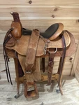 16 Colorado Saddlery Hat Creek Roper Western Ranch Roping Model 0-306. Fixed Price $1550.00.