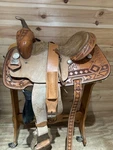 14 Dale Fredericks Saddlesmith Barrel Racing Model 21544. Fixed Price $899.00.