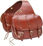 Premium Brown Leather Western Saddle Bag Great Quality. Fixed Price $123.00.