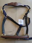 Ovation Luxor Cushion-flex Halter Brown/navy Oversized. Fixed Price $64.99.