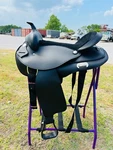 Western Cordura Trail-pleasure Leather Horse Round Skirt Saddle Free Shipping. Fixed Price $254.99.