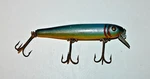 Vintage Pflueger Mustang Minnow 8940 Blue Mullet, Yellow Belly, Scale Finish. Fixed Price $21.00.