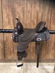 Circle Tammy Fisher Barrel Racing Saddle. Fixed Price $2300.00.