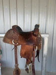 Teskey Team Roping Saddle. Fixed Price $1200.00.