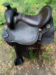 16.5" Tucker High Plains Classic Trail Saddle - Wide Tree. Fixed Price $1595.00.