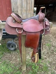 16 Crates Trail Saddle 8 Gullet With Back Cinch. Fixed Price $1800.00.