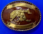 Bucking Bronco Saddle Horse Rider Rodeo Cowboy Blank Trophy Belt Buckle. Fixed Price $25.03.