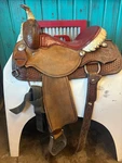 14" Allen Ranch Barrel Saddle. Fixed Price $914.29.