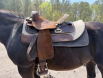 Billy Cook Brown Leather Western Horse Saddle Genuine Sulphur. Fixed Price $1121.25.