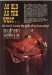 Southern Saddlery Vtg Print 1967 Chattanooga Tn Cowboy Western Tack. Fixed Price $12.85.