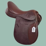 New St. Lourdes 18" Xw English All-purpose Horse Saddle SA508 Tan Leather. Fixed Price $949.99.