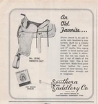 Southern Saddlery Chattanooga Tn Western Horse Cowboy 5X5" Vtg Print. Fixed Price $12.65.