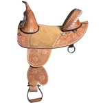 Hilason Treeless Western Trail Barrel American Leather Horse Saddle Tan For. Fixed Price $749.95.