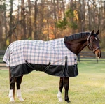 Tuffrider Comfy 1200D Medium Weight Plaid Turnout Blanket Beige/black. Fixed Price $117.99.