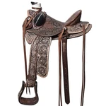 Antique Dark Brown 15 In Hilason Western Horse Wade Saddle American Leather. Fixed Price $749.95.