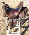 Vintage Al Furstnow #488 Saddle Miles City, Montana - 14" Seat Tooled. Fixed Price $724.02.