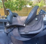 Abetta Super Cushion Seat Saddle 17 In Cordura Brown Pleasure/trail. Fixed Price $175.00.