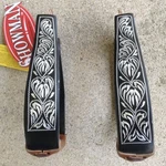 Showman Black Engraved Western Horse Saddle Stirrups Rodeo Barrel Racing. Fixed Price $34.92.