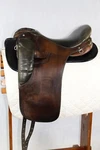 Used Ortho-flex Dressage Saddle Flexible Tree 18" Seat Model D0109 Nevada,mo.. Fixed Price $595.00.