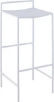 Svelte 30" Coastal Iron Saddle-seat Bar Stool With Foot Rest White Frame. Fixed Price $273.99.