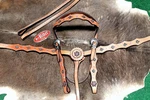 Horse Show Bridle Western Leather Headstall Breast Collar Tack Pink 76168. Fixed Price $69.99.