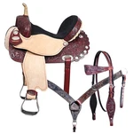 49HS Western Horse Saddle American Leather Flex Trail Barrel Tack Hilason. Fixed Price $799.95.