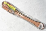 "new W/tag" Adjustable TOUGH1 Light Oil Leather Spur Straps With Large Buckles. Fixed Price $19.99.