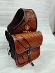 Premium Quality Leather Western Hand Tooled Saddle Bag For Horse. Fixed Price $123.19.