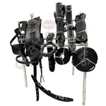All Black Nylon Single Horse Driving Harness Set Carriage Padded Full Cob Pony. Fixed Price $179.00.