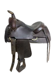 2-1406 15 Inch Used Circle Cow Country Western Pleasure Saddle. Fixed Price $595.00.