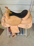 New 16" Dp Saddlery Brown Color Training With Roughout Leather. Fixed Price $1999.99.