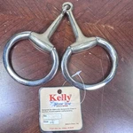 New Kelly Silver Star Smooth Mouth Gag Snaffle Bit Nwt Round. Fixed Price $40.00.